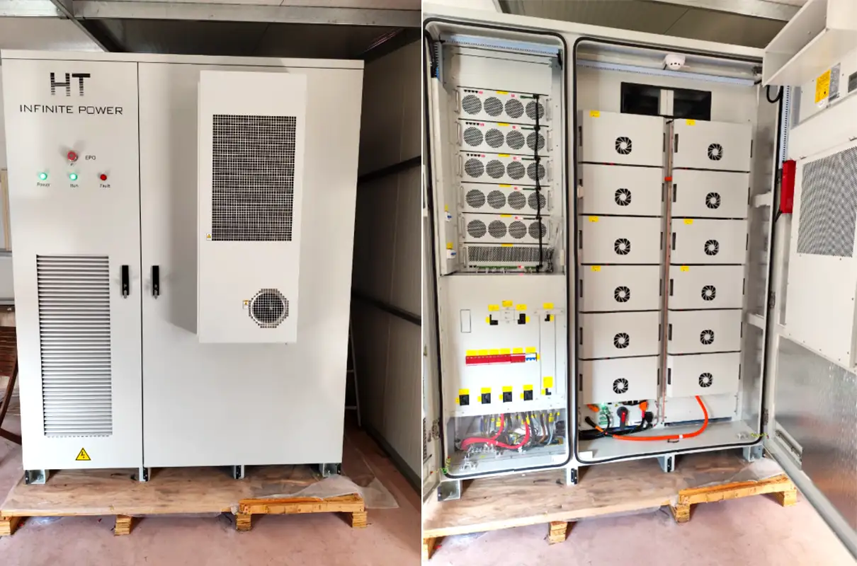 Projets d’alimentation énergétique par stockage d’énergie extérieur de HT Infinitepower